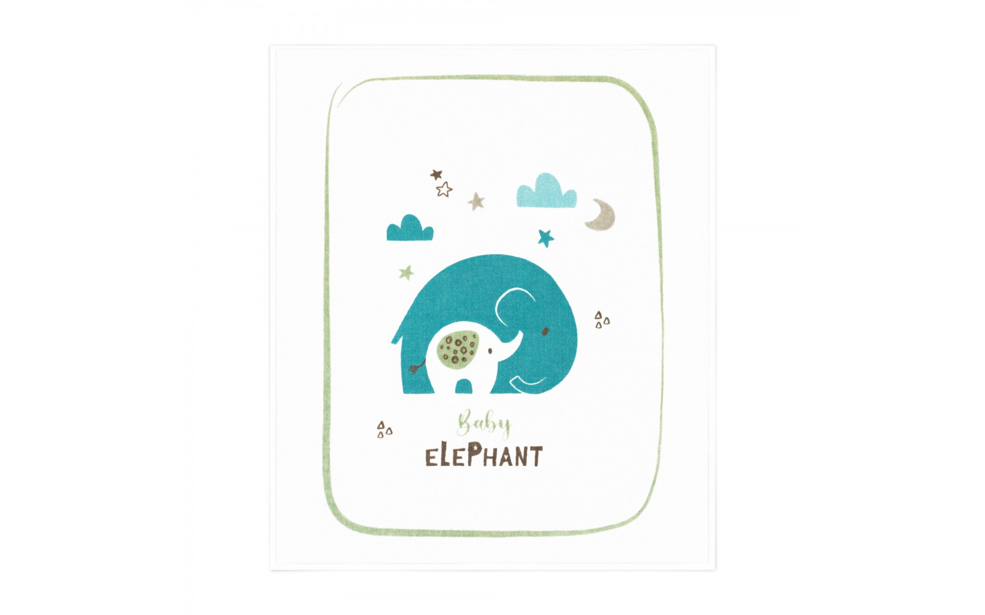 koc dziecięcy BABY ELEPHANT wielokolorowy - 10026