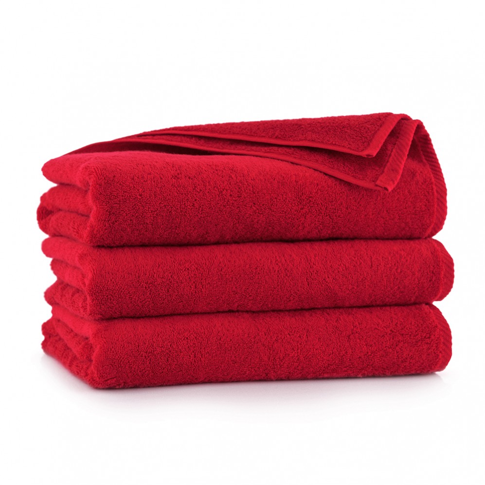 Ręcznik z bawełny egipskiej Kiwi 2 Czerwony