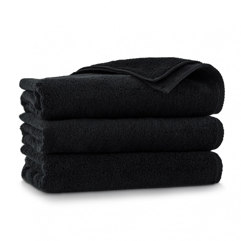 Ręcznik z bawełny egipskiej Kiwi 2 Czarny