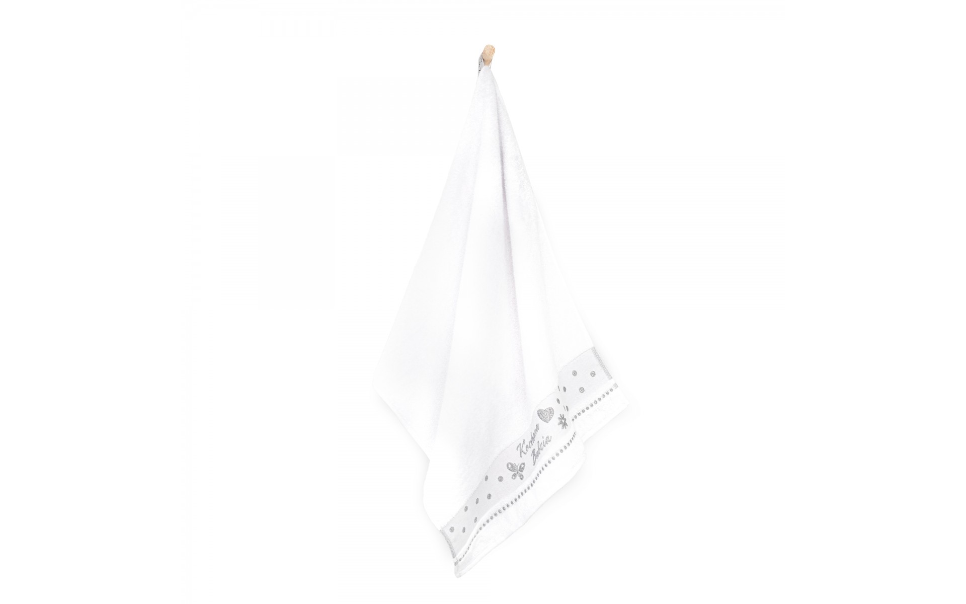 ręcznik w opakowaniu KOCHANA BABCIA biały - 7176