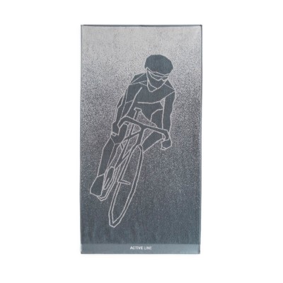 Ręcznik sportowy Active 4 Grafitowy - Ręcznik na siłownię grafitowy