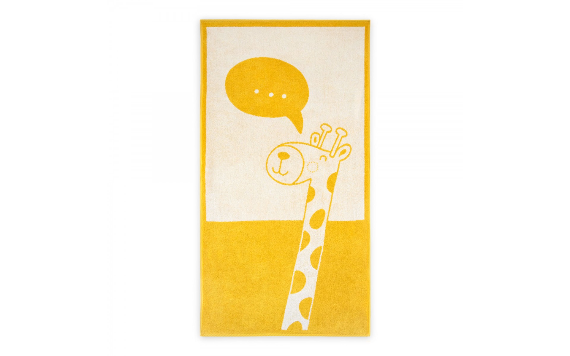 ręcznik ŻYRAFA żółty - 7832