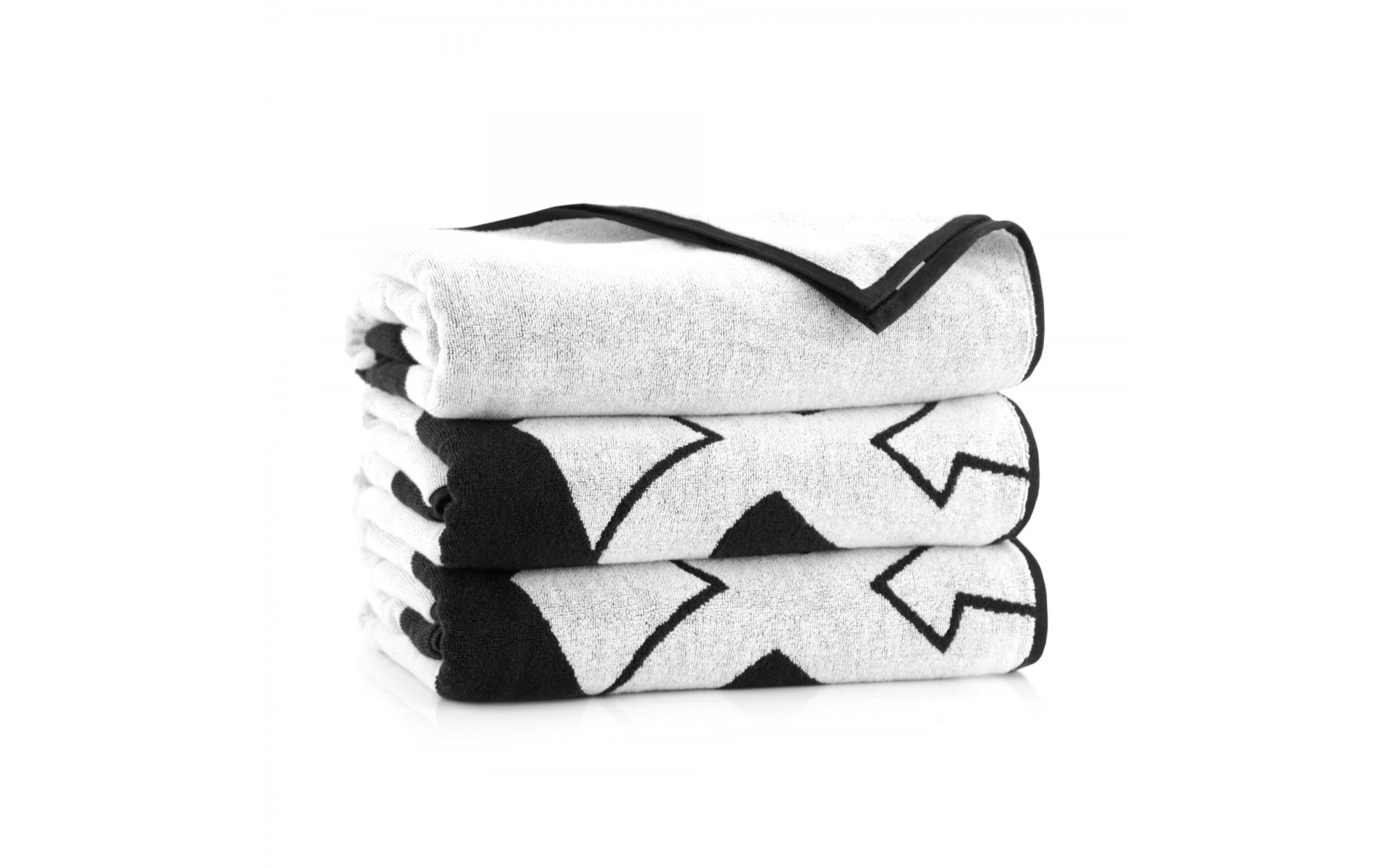 ręcznik BLACK&WHITE czarny - 8476