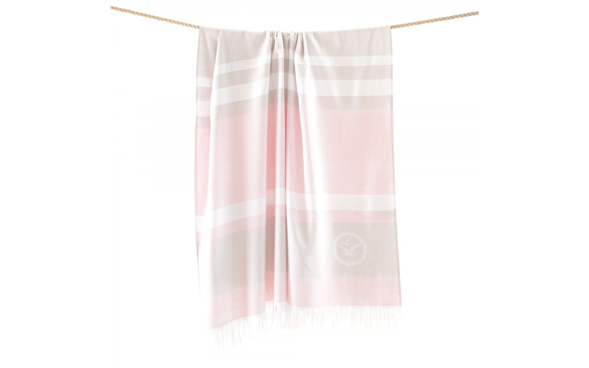 ręcznik-fouta ALICANTE różowy - 8521