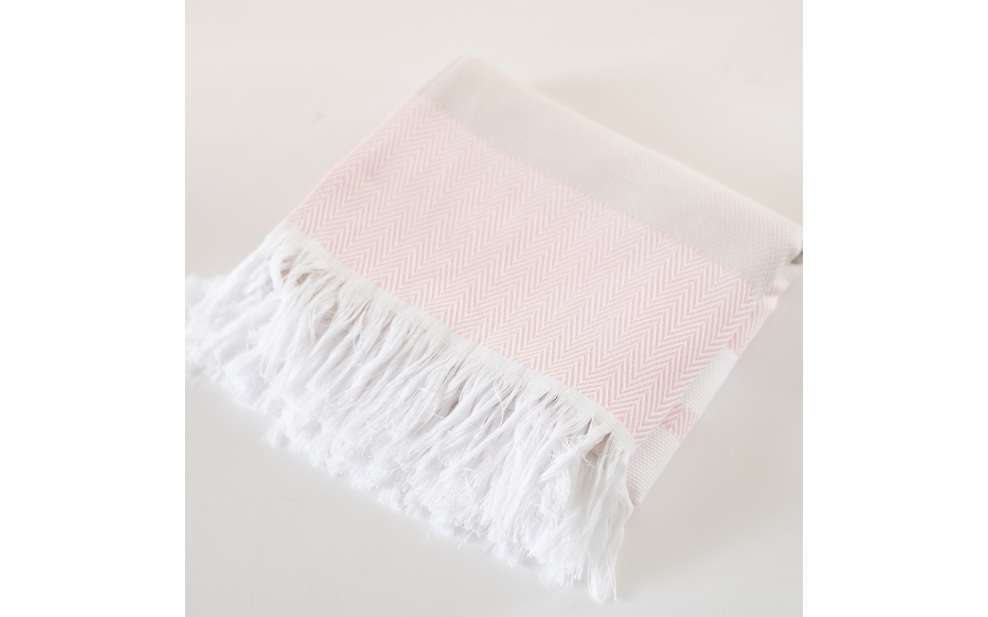 ręcznik-fouta ALICANTE różowy - 8761