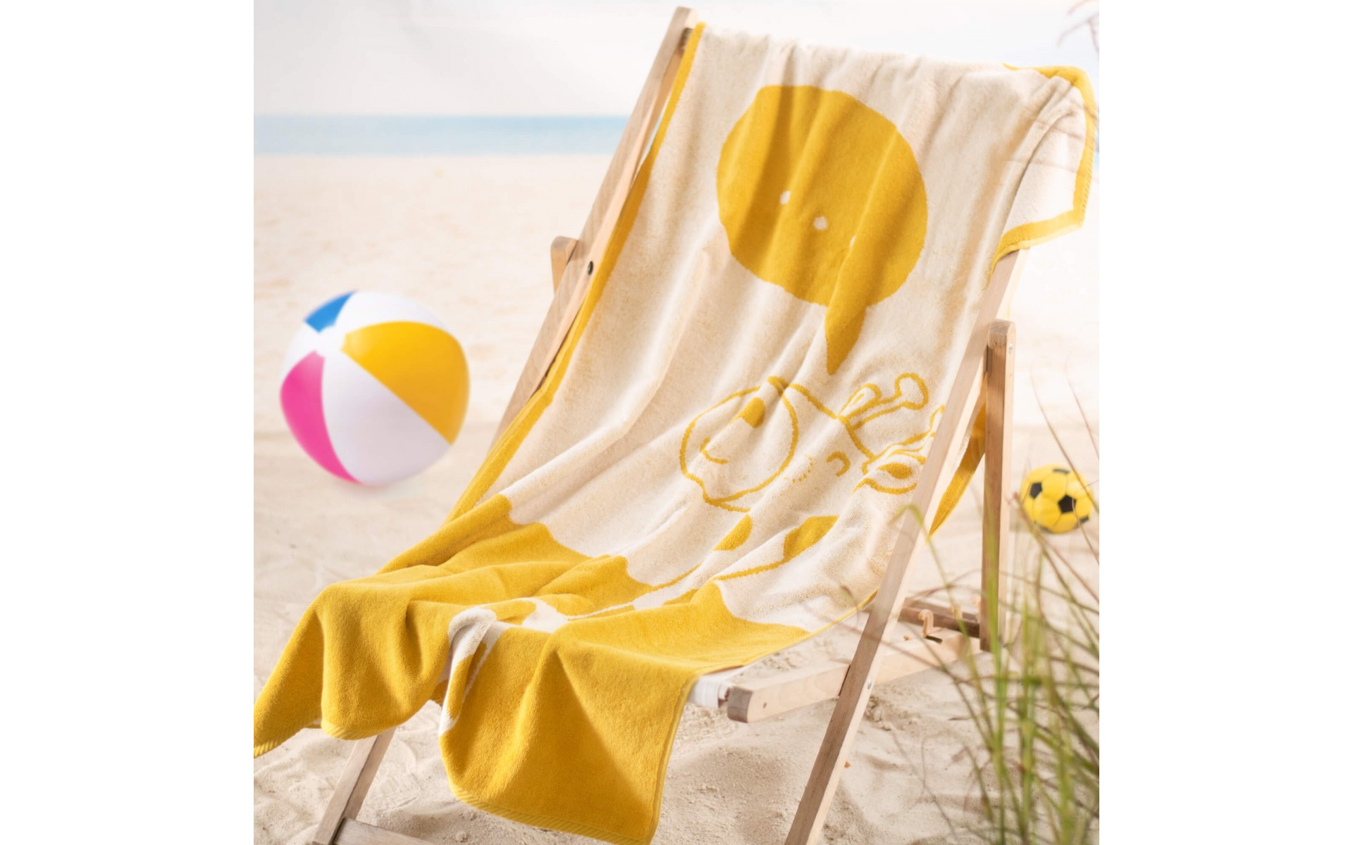 ręcznik ŻYRAFA żółty - 8815