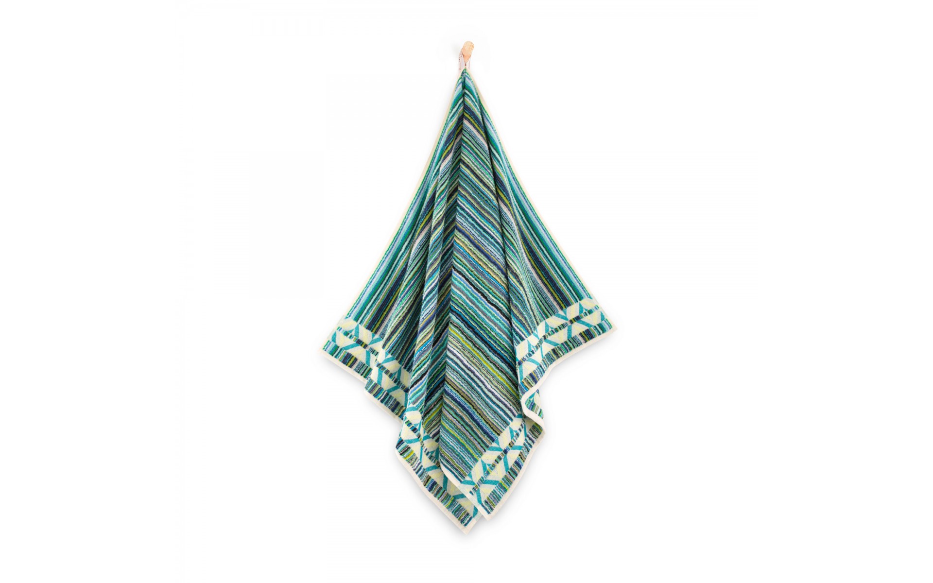 ręcznik PERU zielono-niebieski - 8972