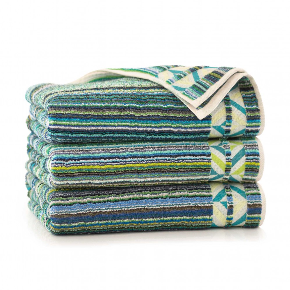 ręcznik PERU zielono-niebieski - 8973