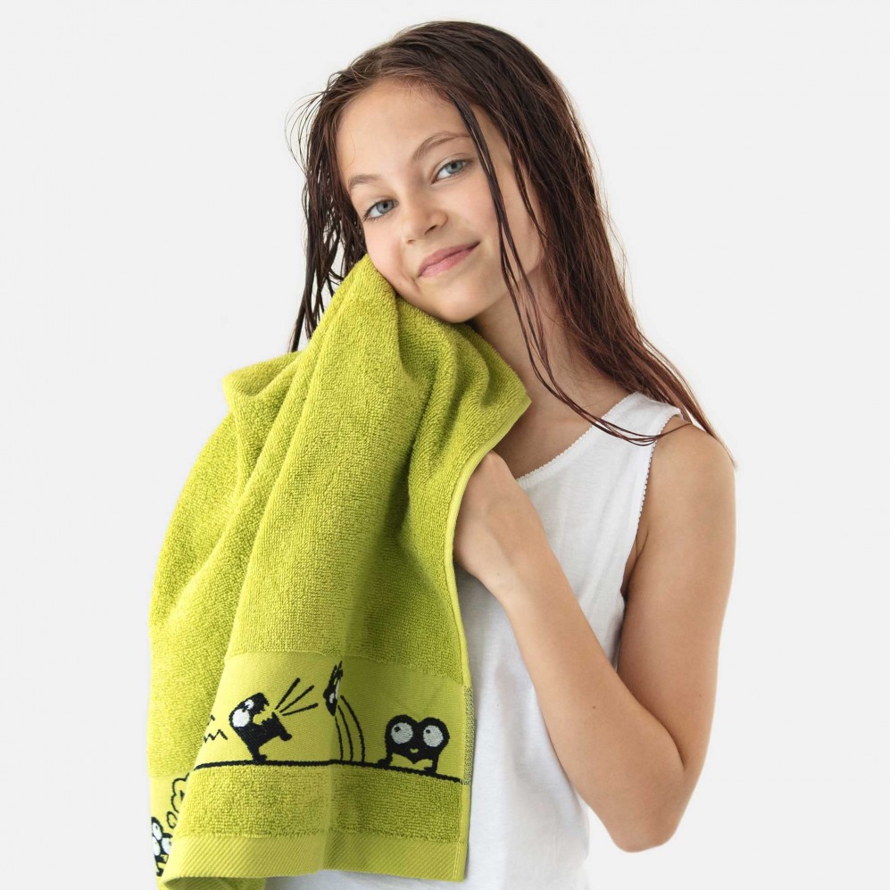 Ręcznik dla dzieci OCZAKI limonka