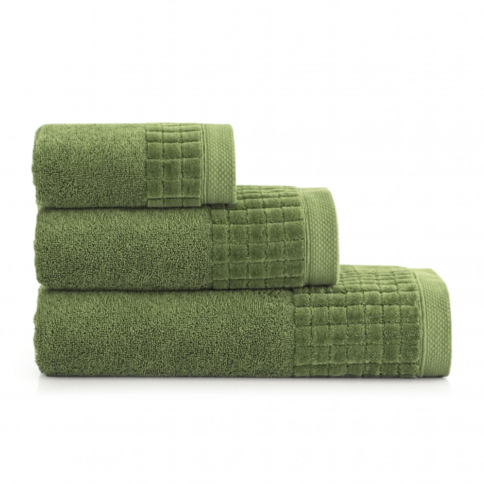 komplet ręczników PAULO 3 AB zielony-ze - 9784