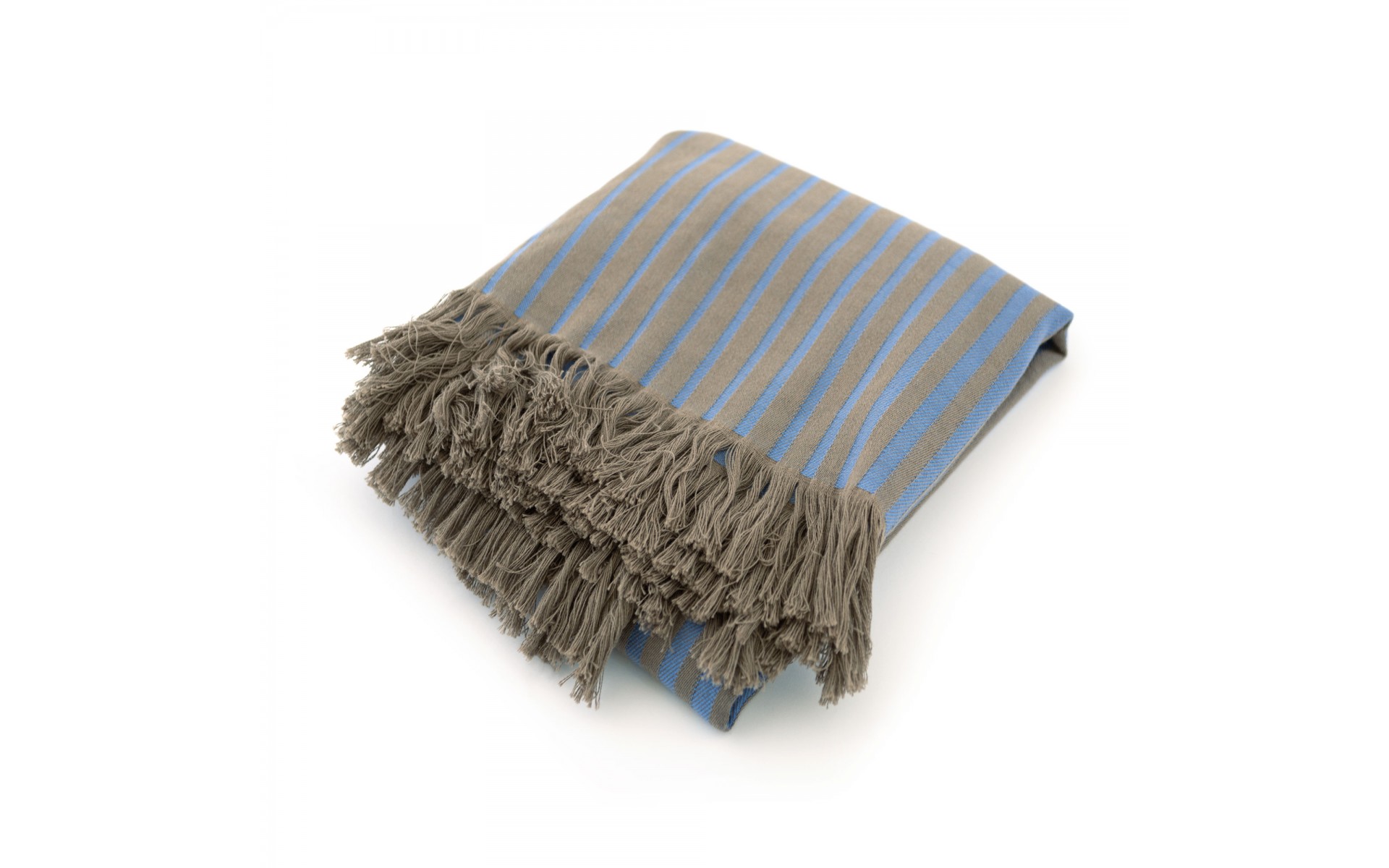 ręcznik-fouta BORGA niebiesko-brązowy ne - 9936
