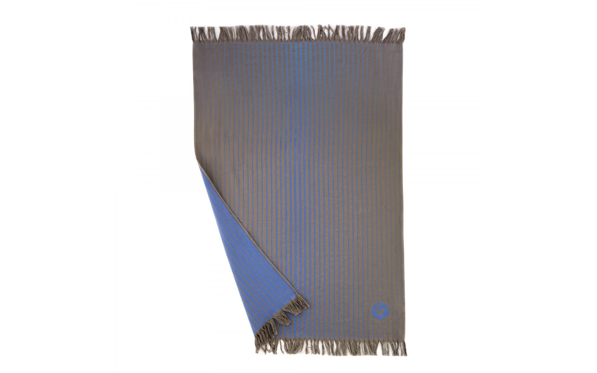 ręcznik-fouta BORGA niebiesko-brązowy ne - 9941