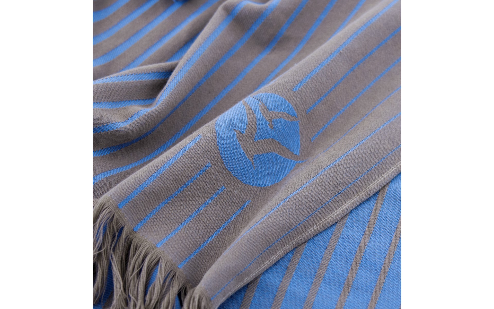 ręcznik-fouta BORGA niebiesko-brązowy ne - 9942